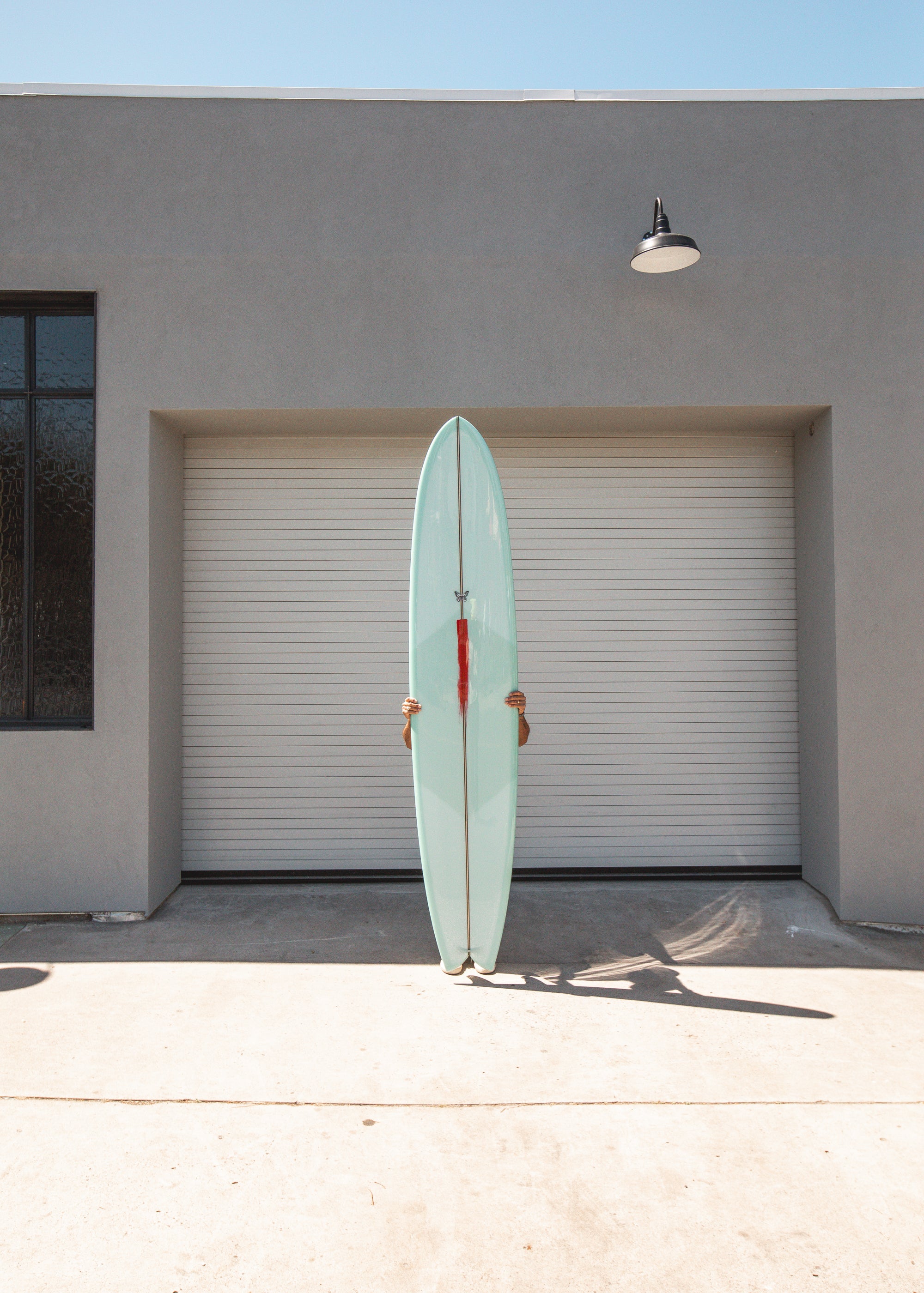 9'6 Monarch Swallow Tail in Aqua Marine Transluscent Gloss - Image 3
