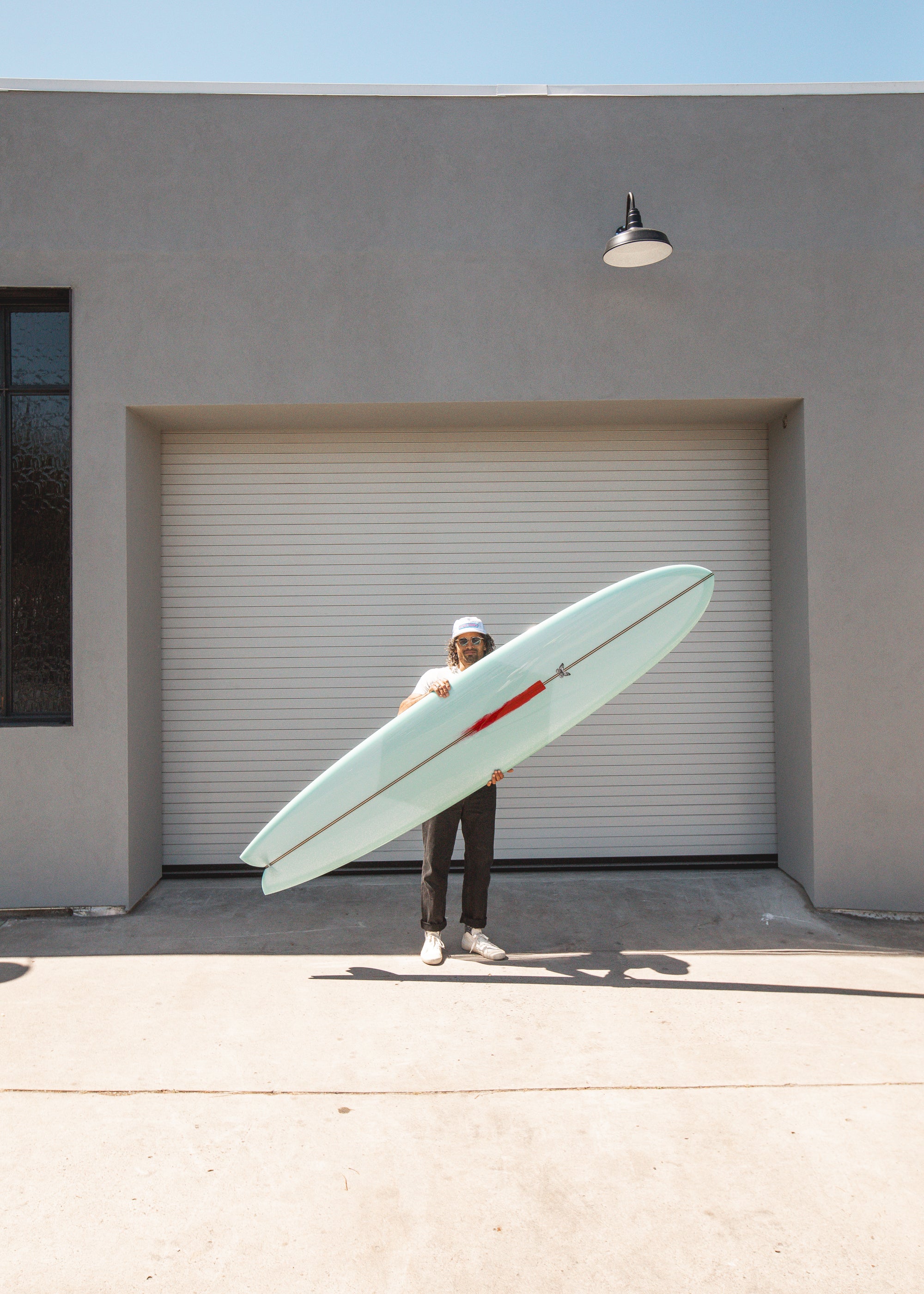 9'6 Monarch Swallow Tail in Aqua Marine Transluscent Gloss - Image 4