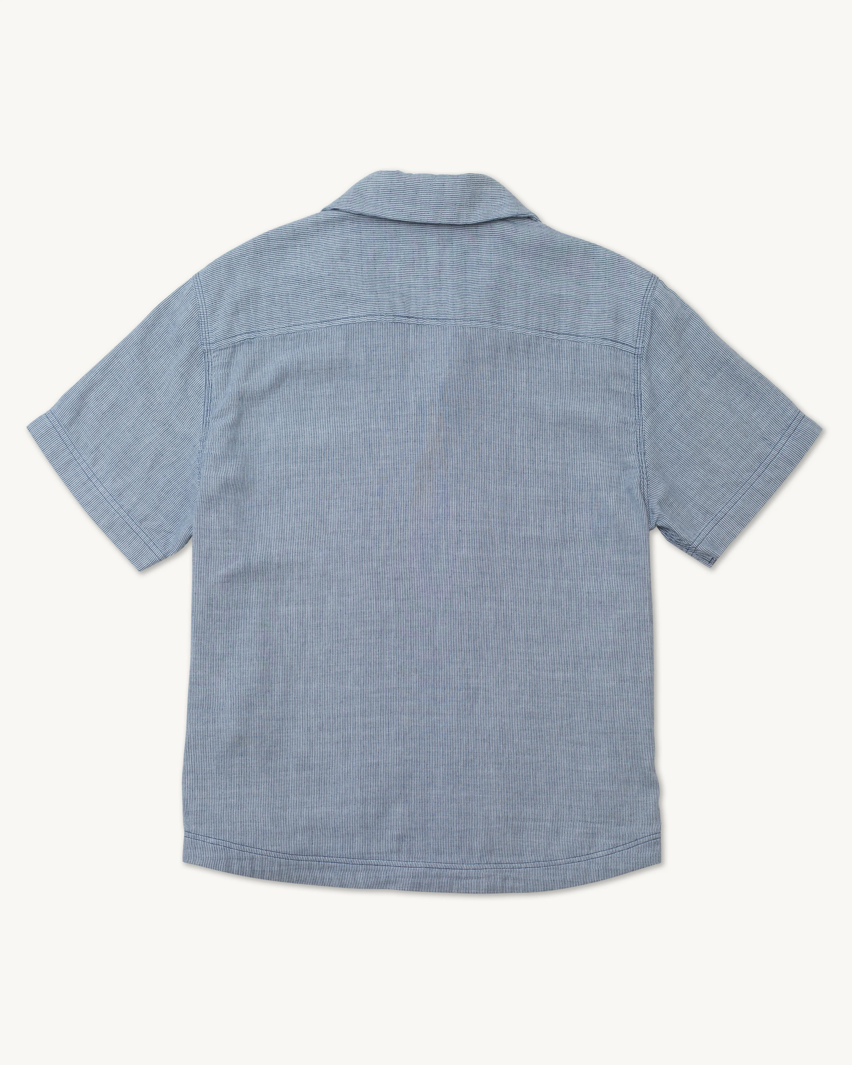 Cliffs Camp Collar Shirt in Summer Cloth - Image 13