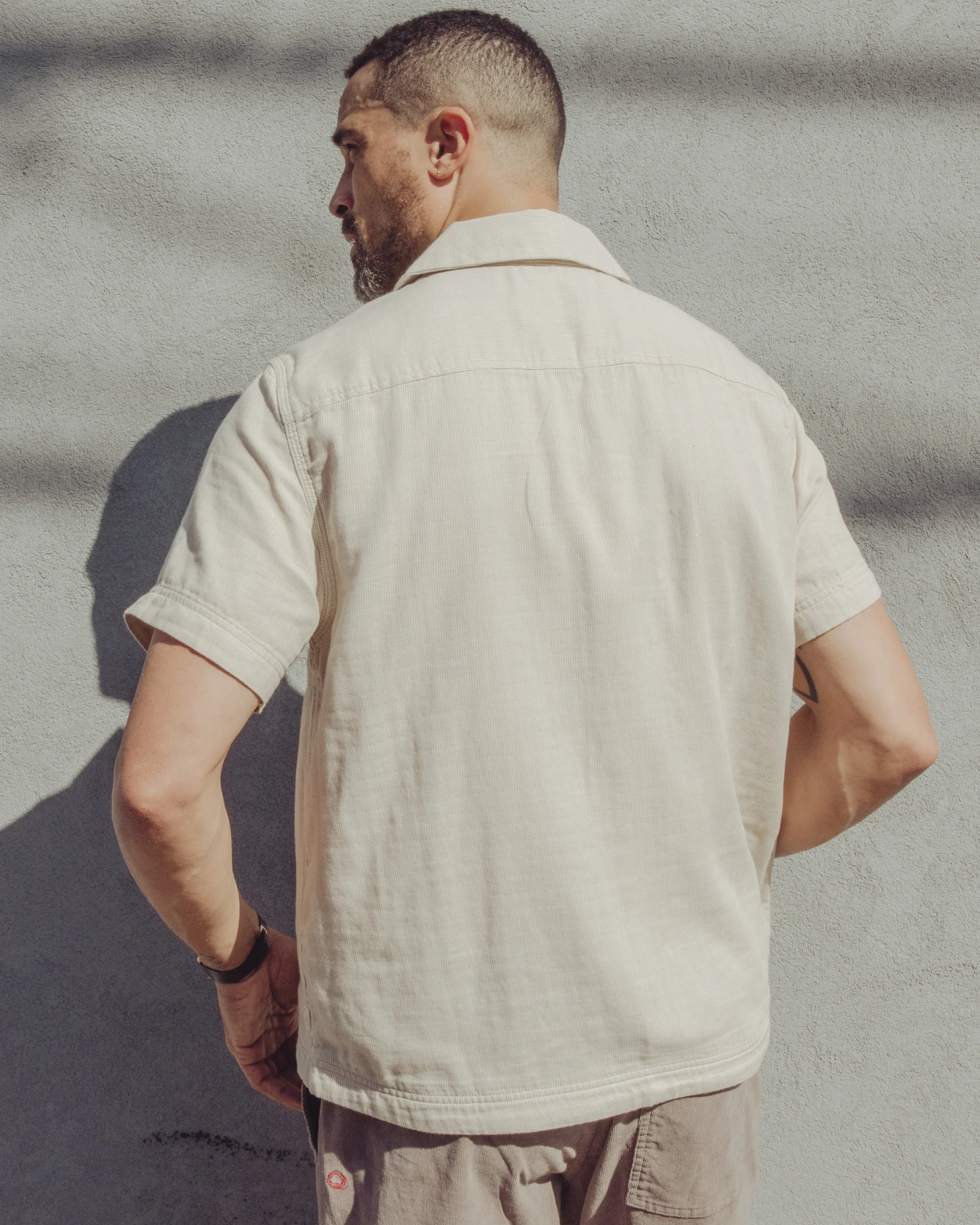 Cliffs Camp Collar Shirt in Summer Cloth - Image 20
