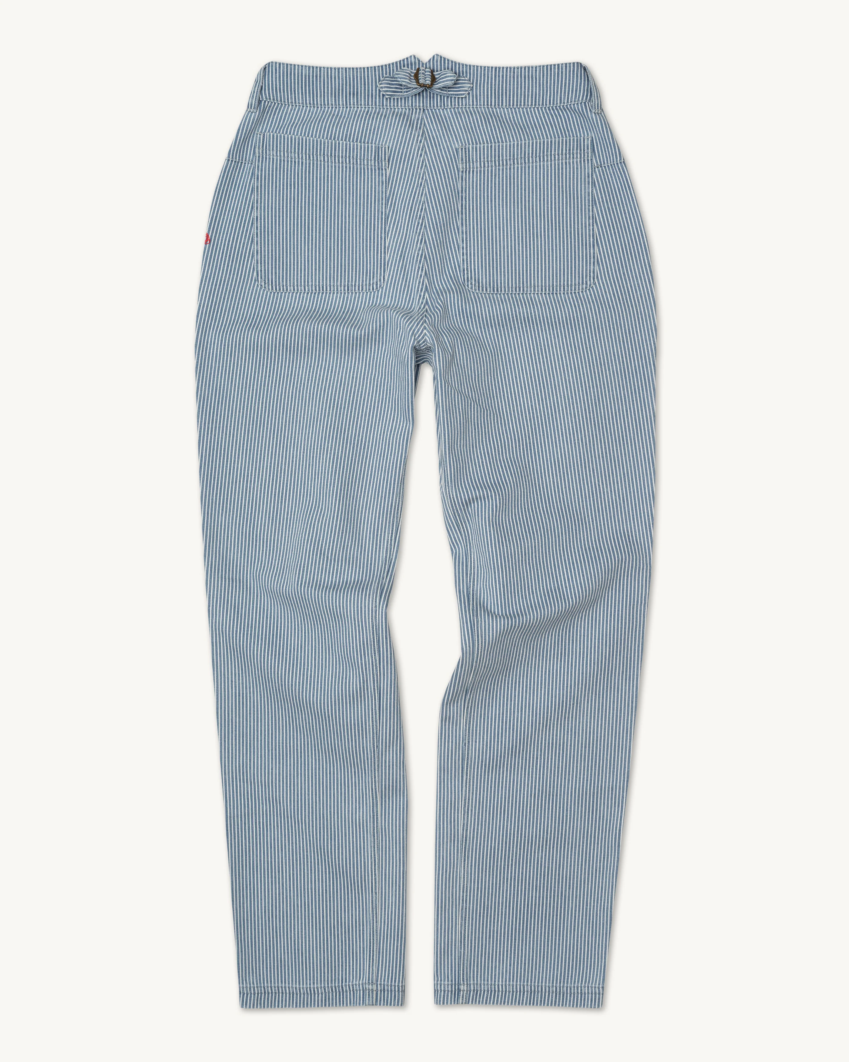 Courier Pant in Indigo Hickory Stripe {Deadstock} - Image 5
