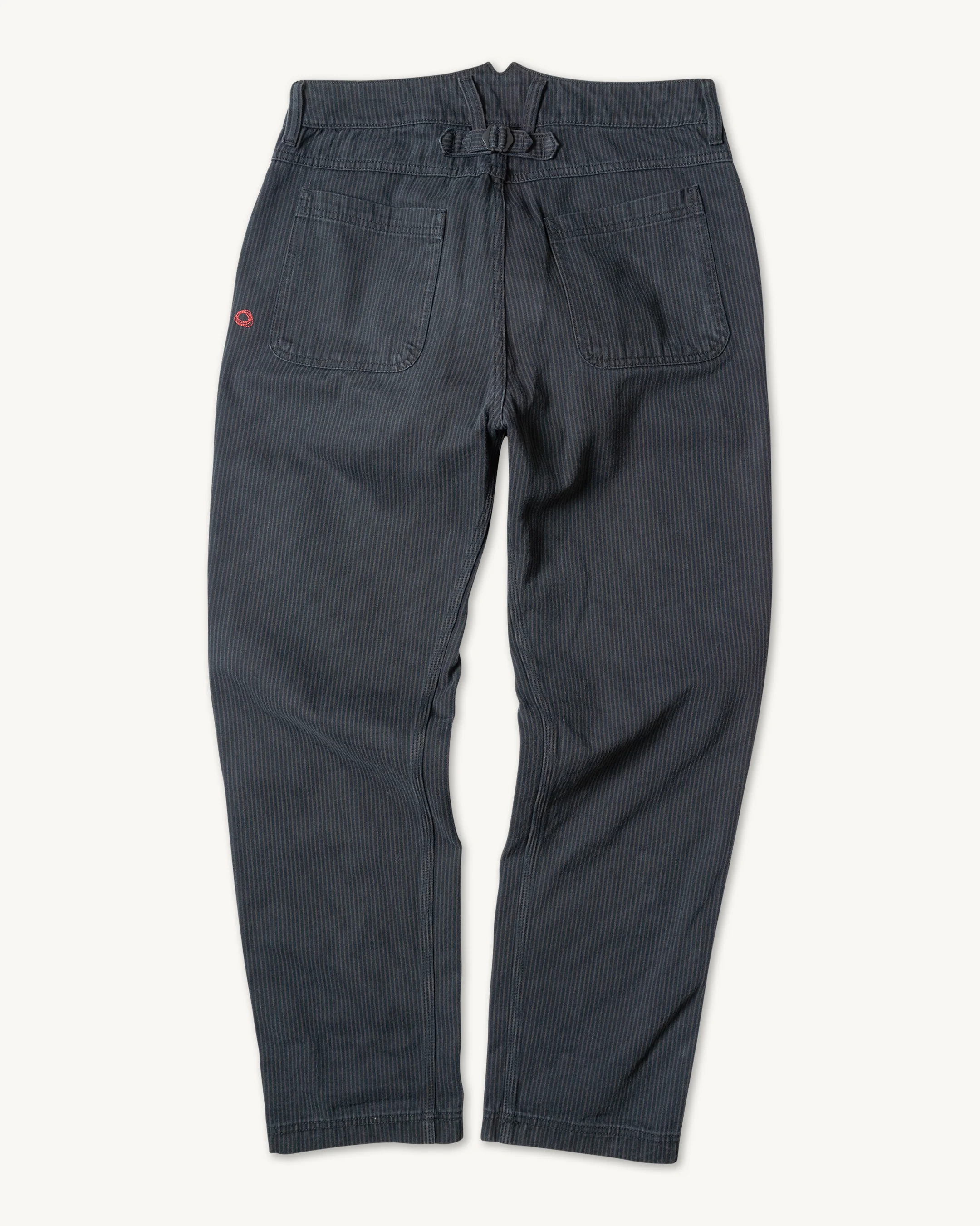 Courier Pant Sharp Fit in Indigo Hickory Stripe - Image 11