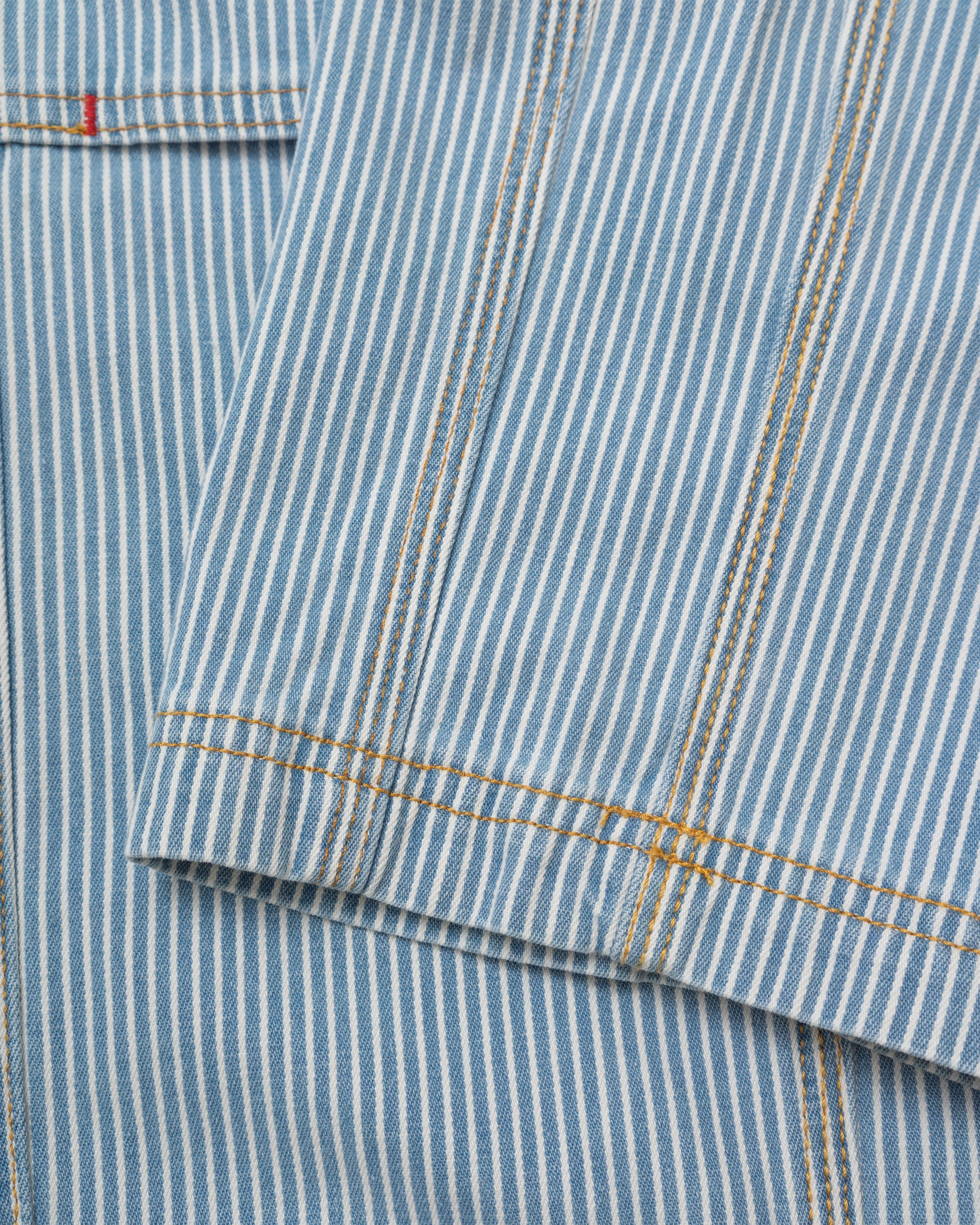 Courier Pant Sharp Fit in Indigo Hickory Stripe - Image 17
