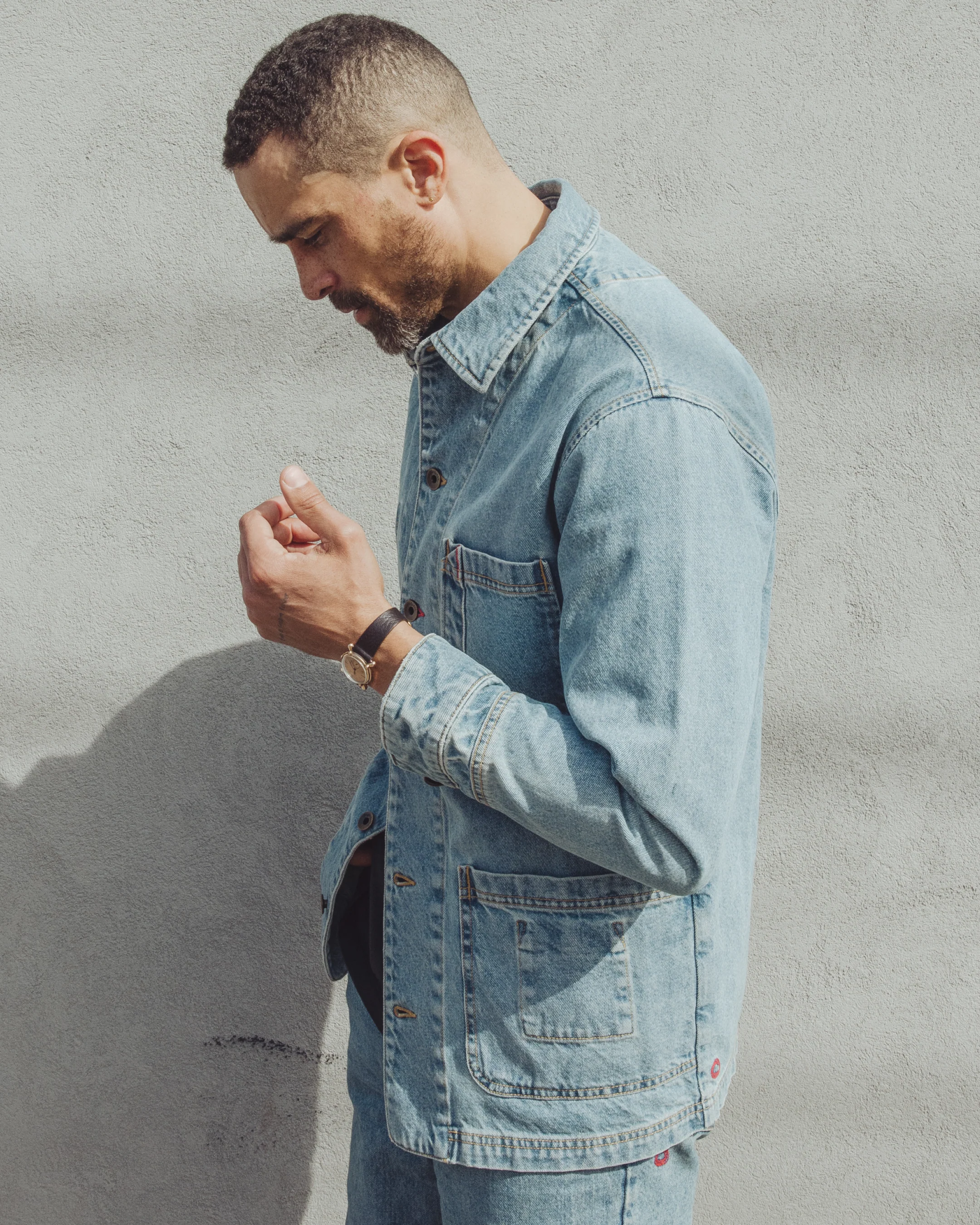 Cunningham Coat in Primo Denim - Image 4