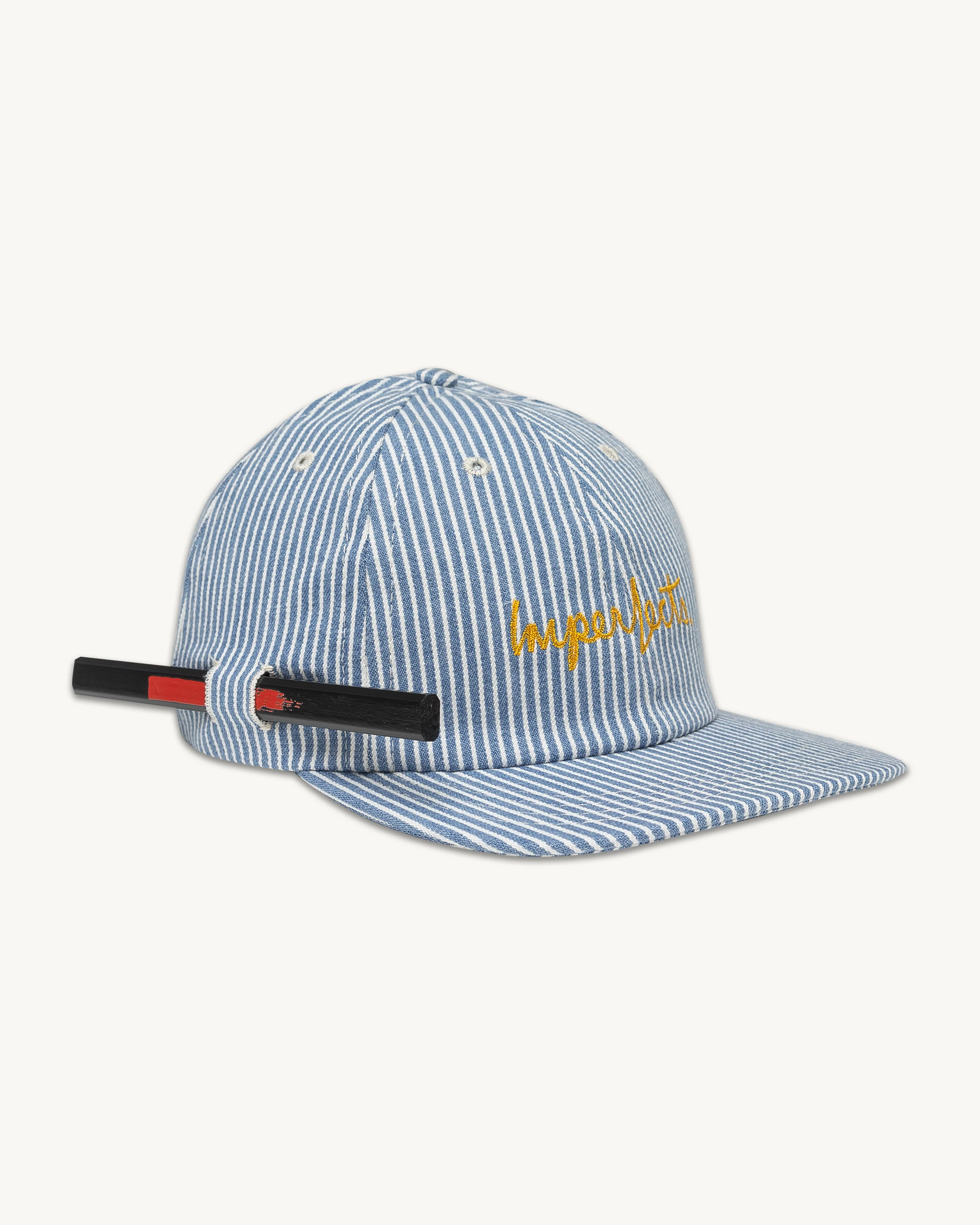 Director's Cap in Indigo Hickory Stripe - Image 7