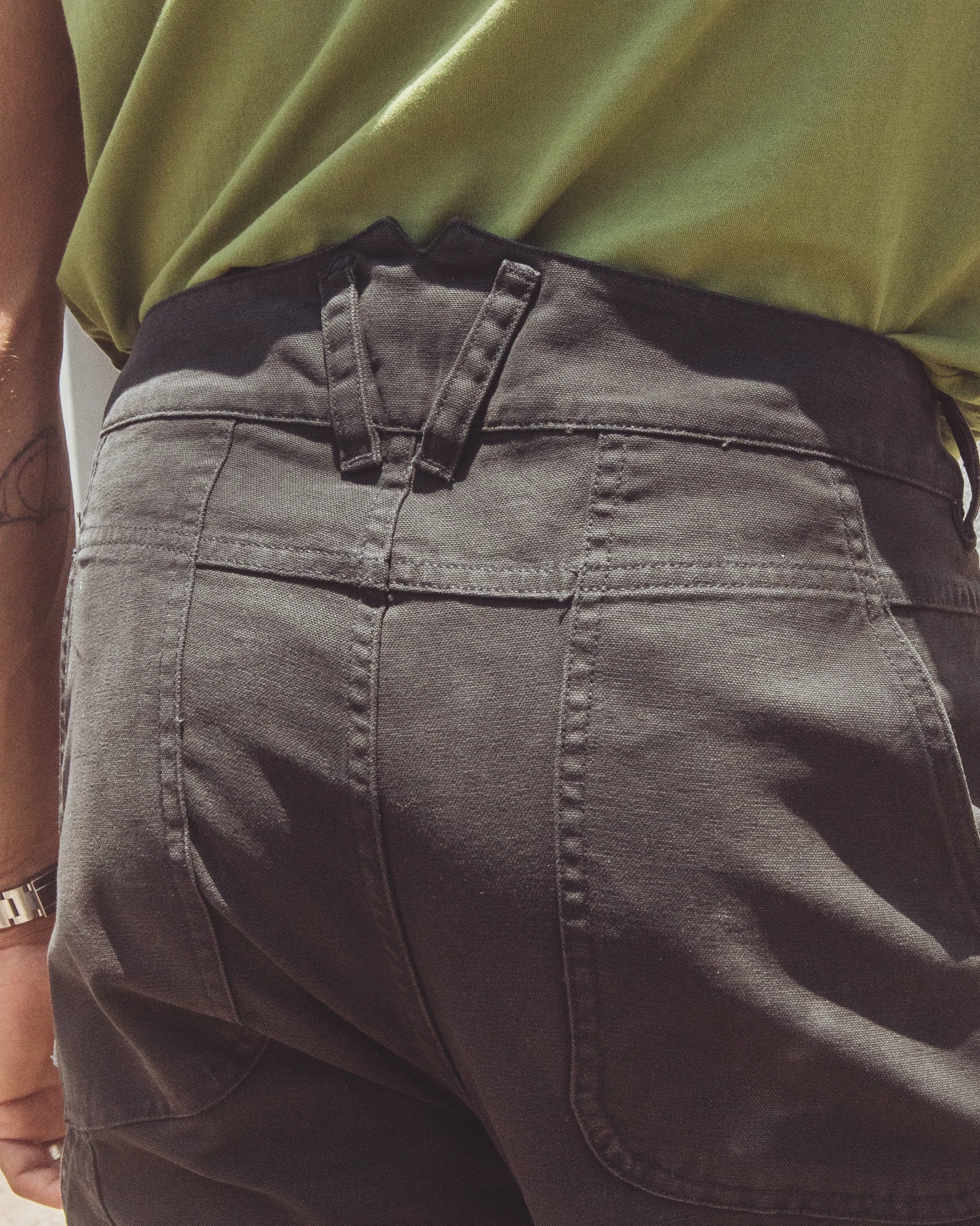 Dungaree Pant in Craft Canvas - Image 12