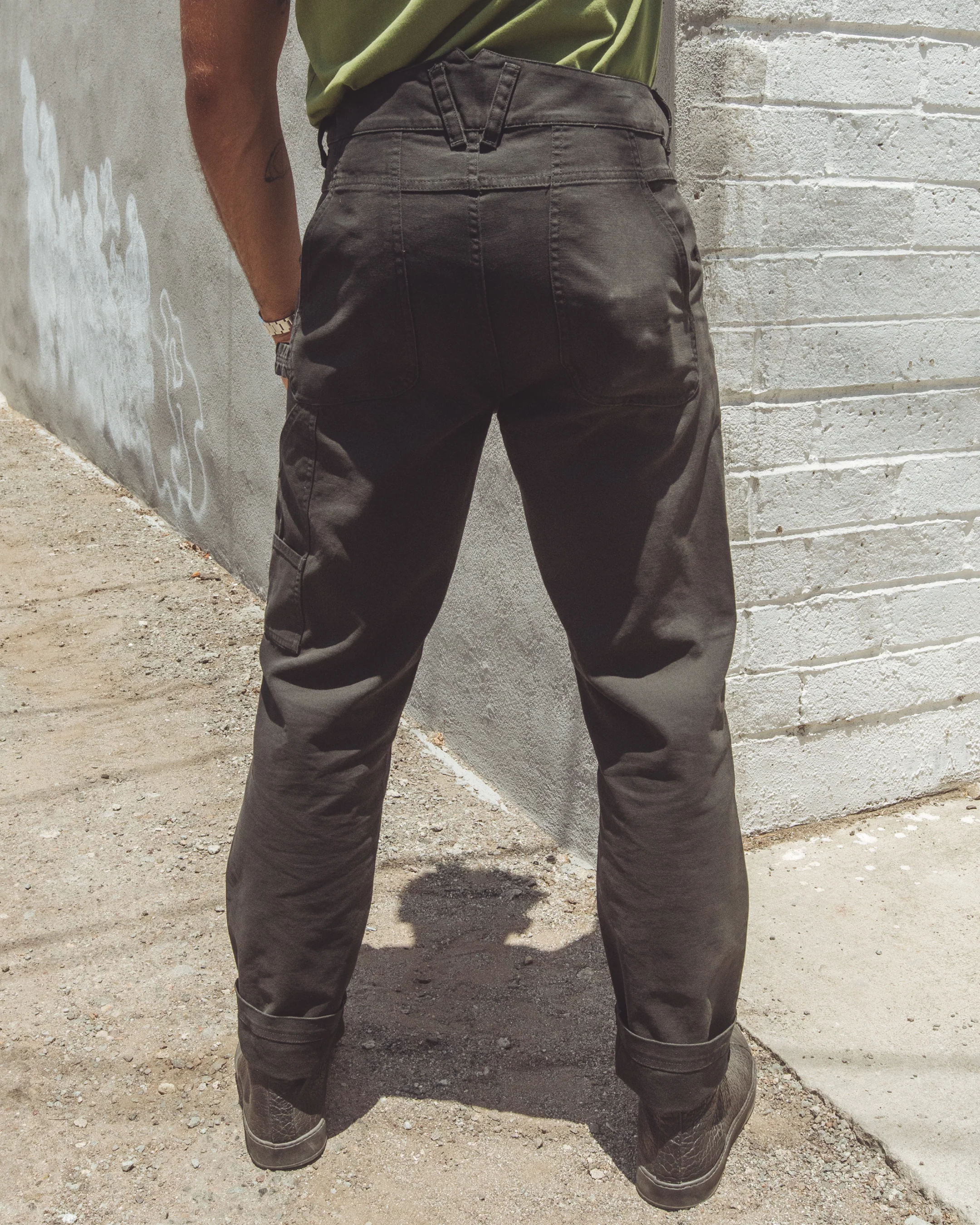 Dungaree Pant in Craft Canvas - Image 14