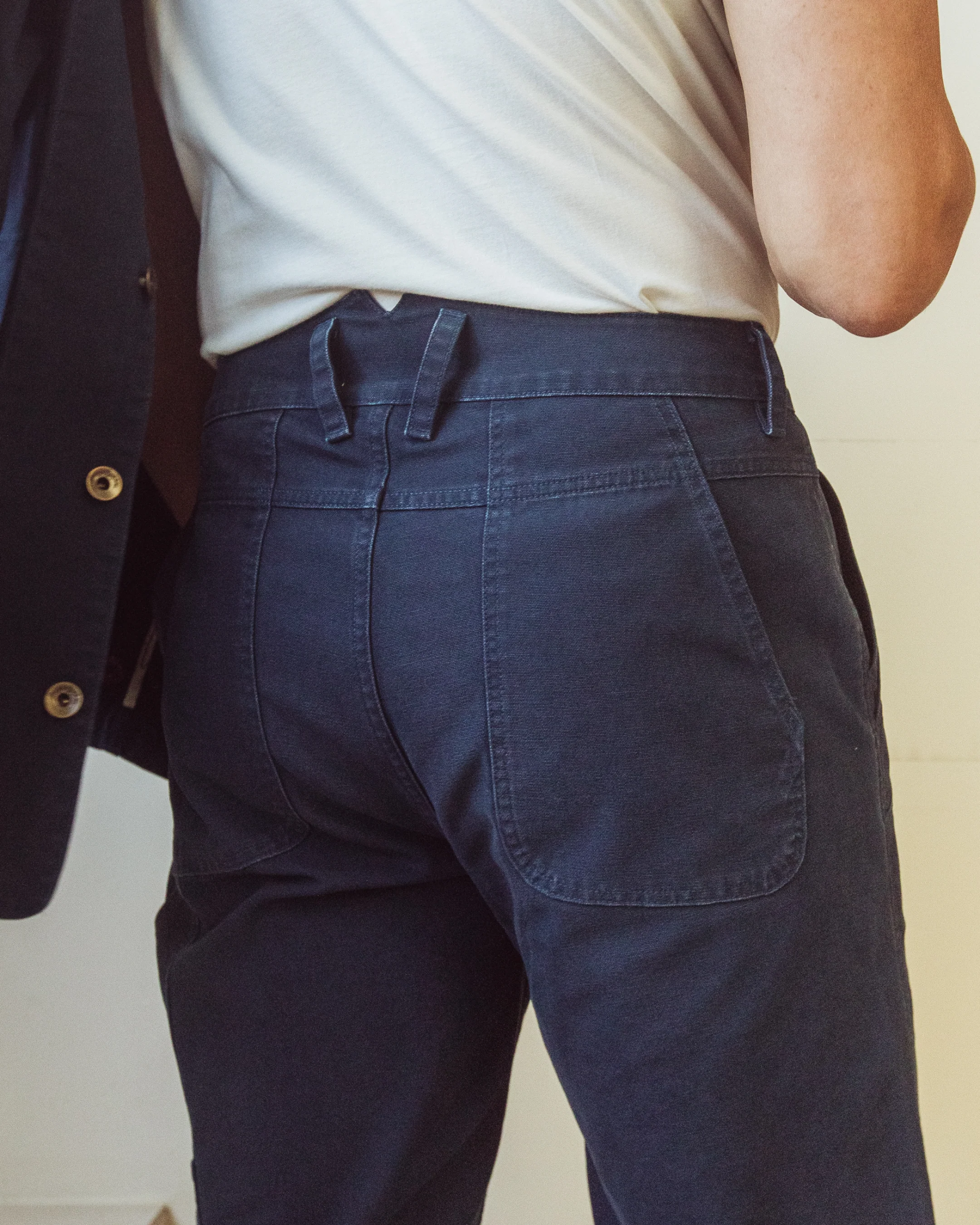 Dungaree Pant in Craft Canvas - Image 19