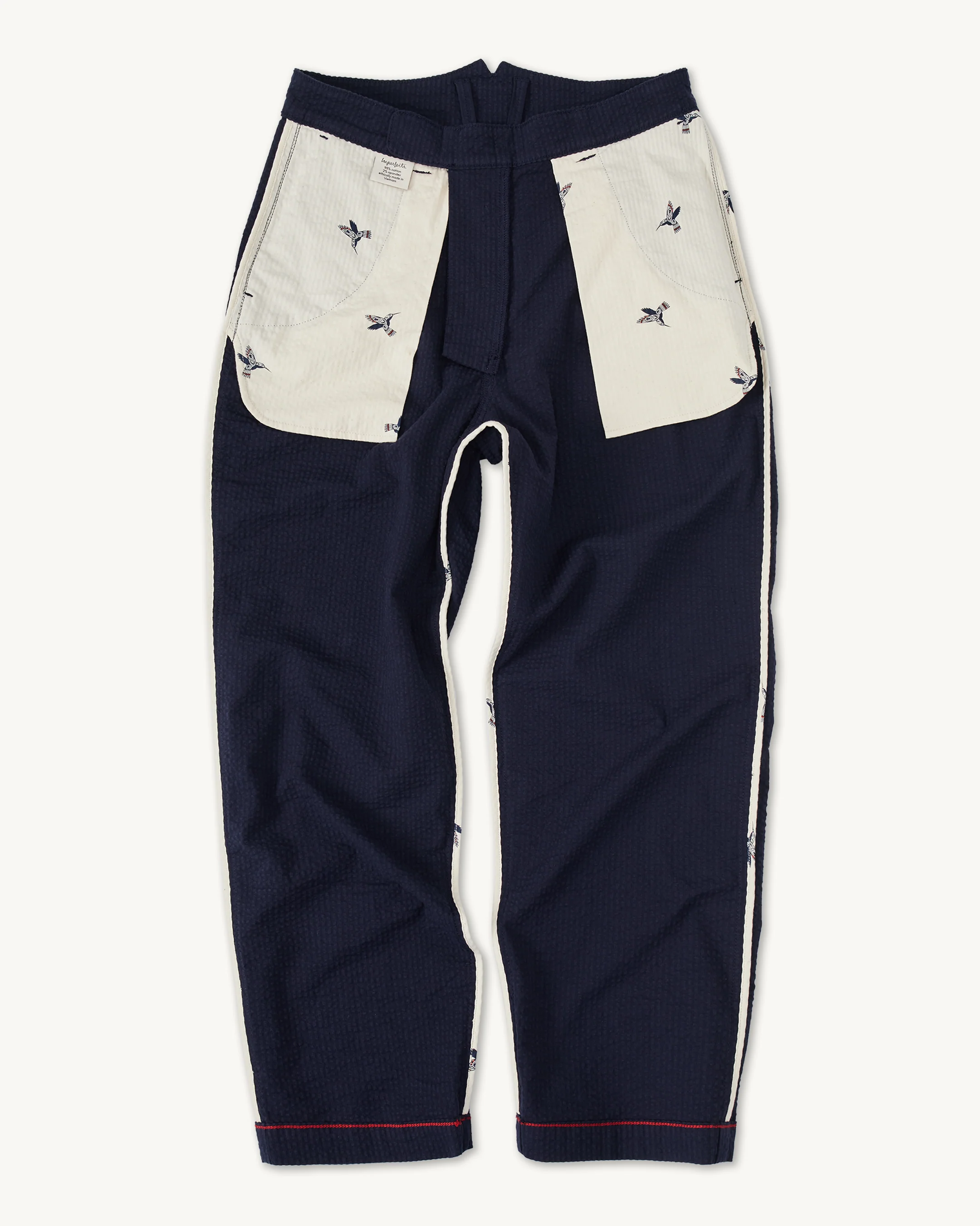 Mr. Lynch's 1201M Trouser in Summer Seersucker - Image 3