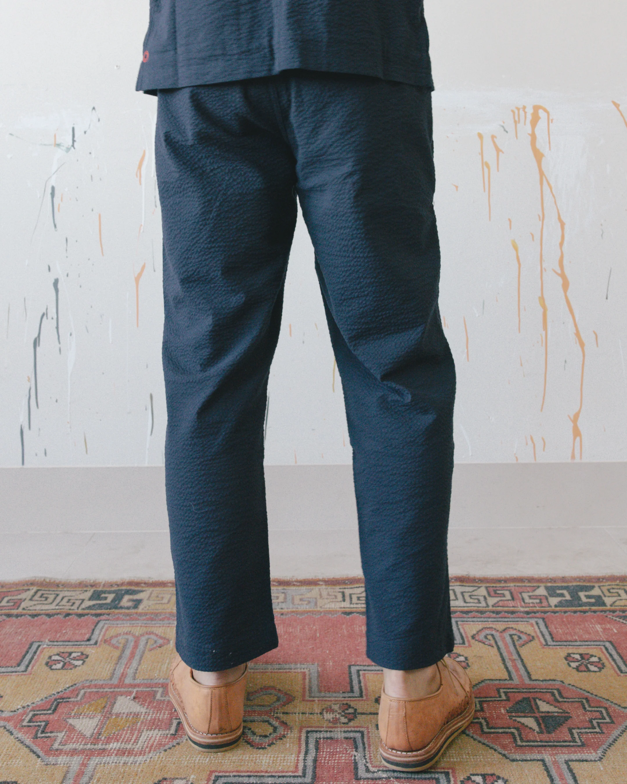 Mr. Lynch's 1201M Trouser in Summer Seersucker - Image 8