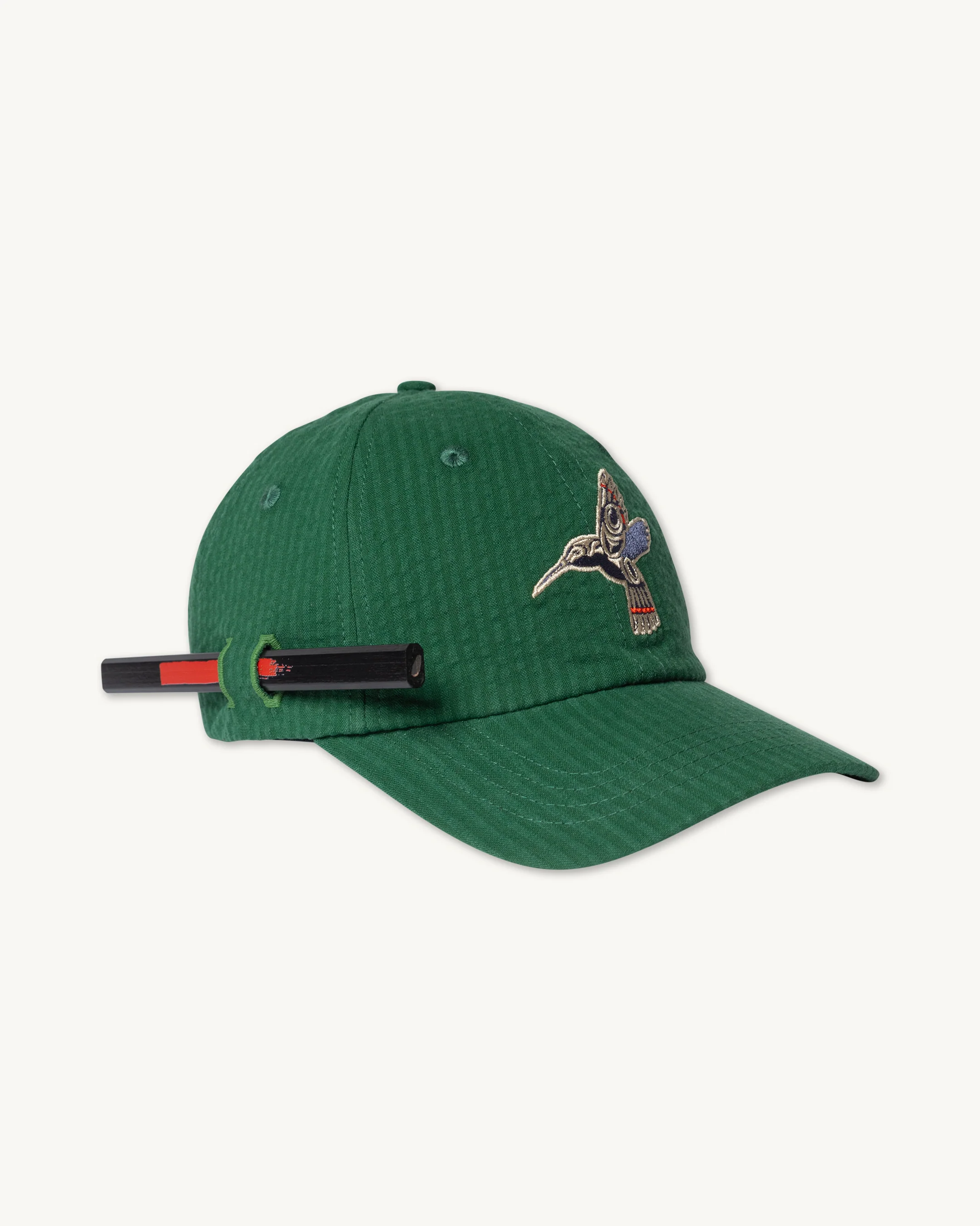 Mr. Lynch's Directors Cap in Summer Seersucker - Image 3
