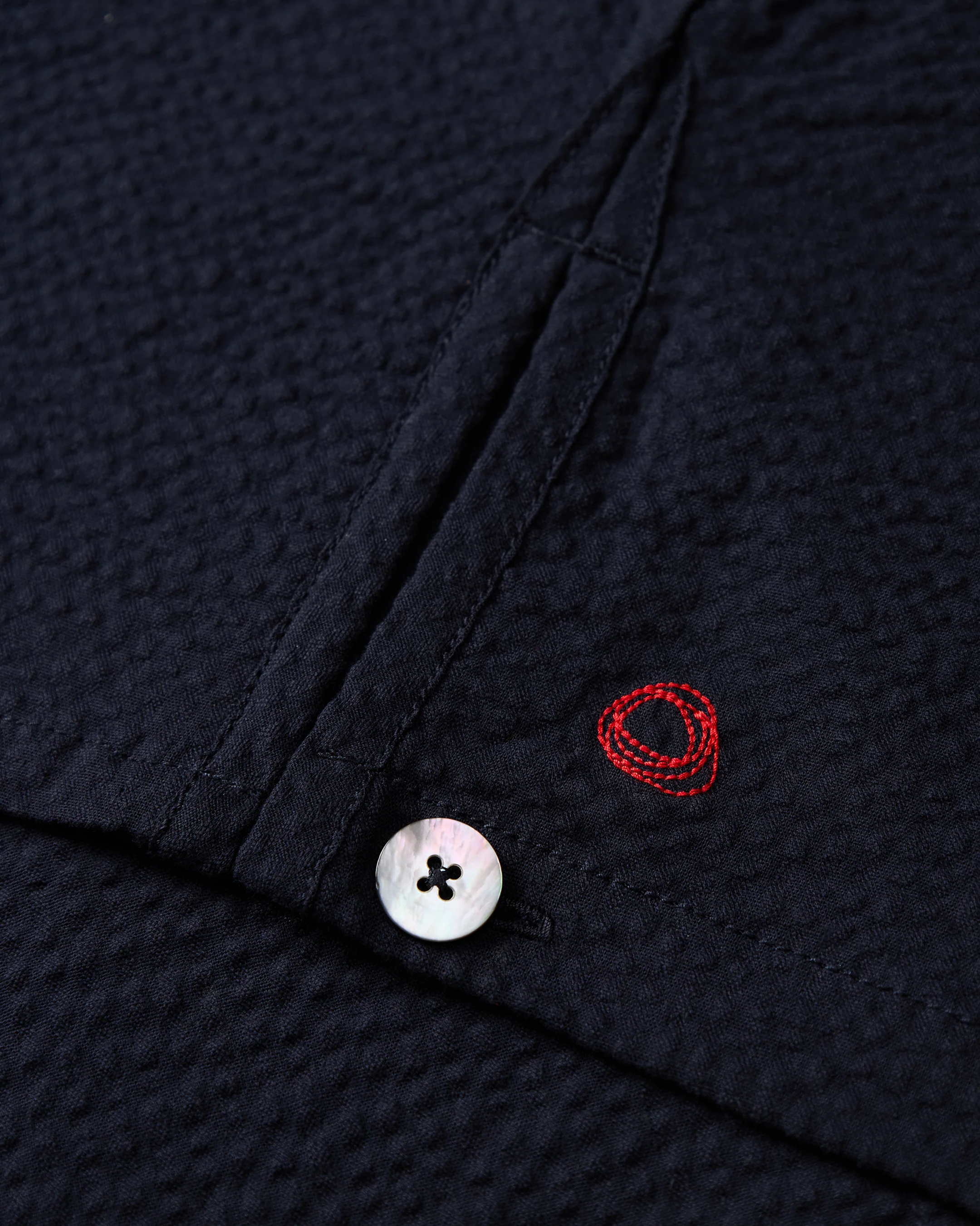 Mr. Lynch's Shepherds Shirt in Summer Seersucker - Image 4