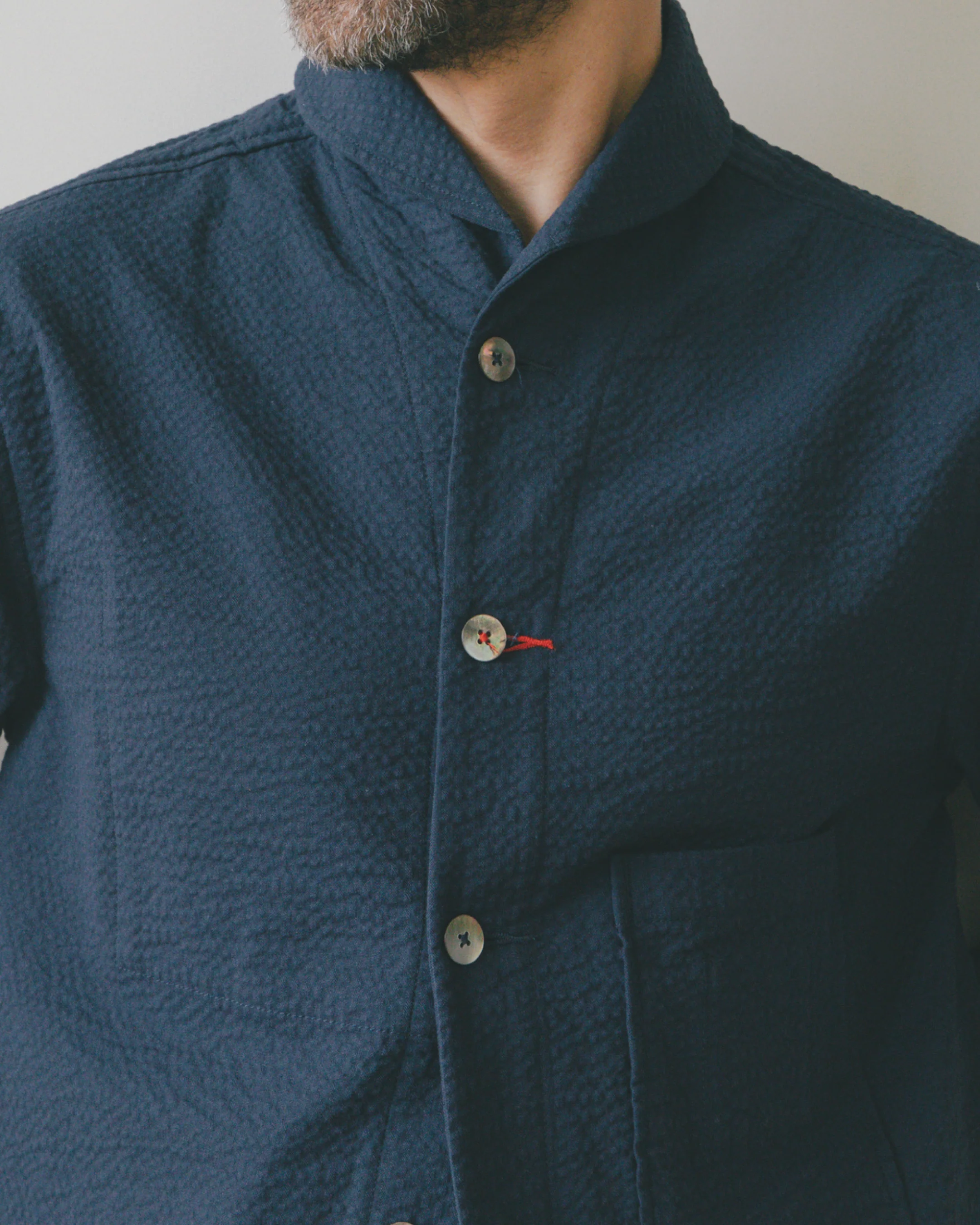 Mr. Lynch's Shepherds Shirt in Summer Seersucker - Image 5