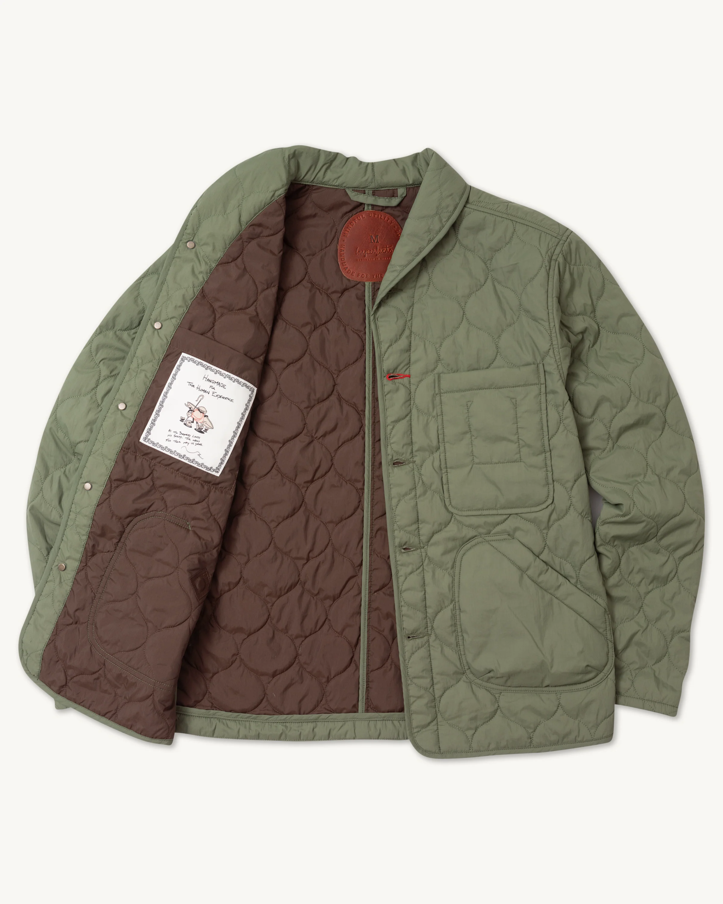 Shepherds Shirt in Quilted Nylon - Image 3