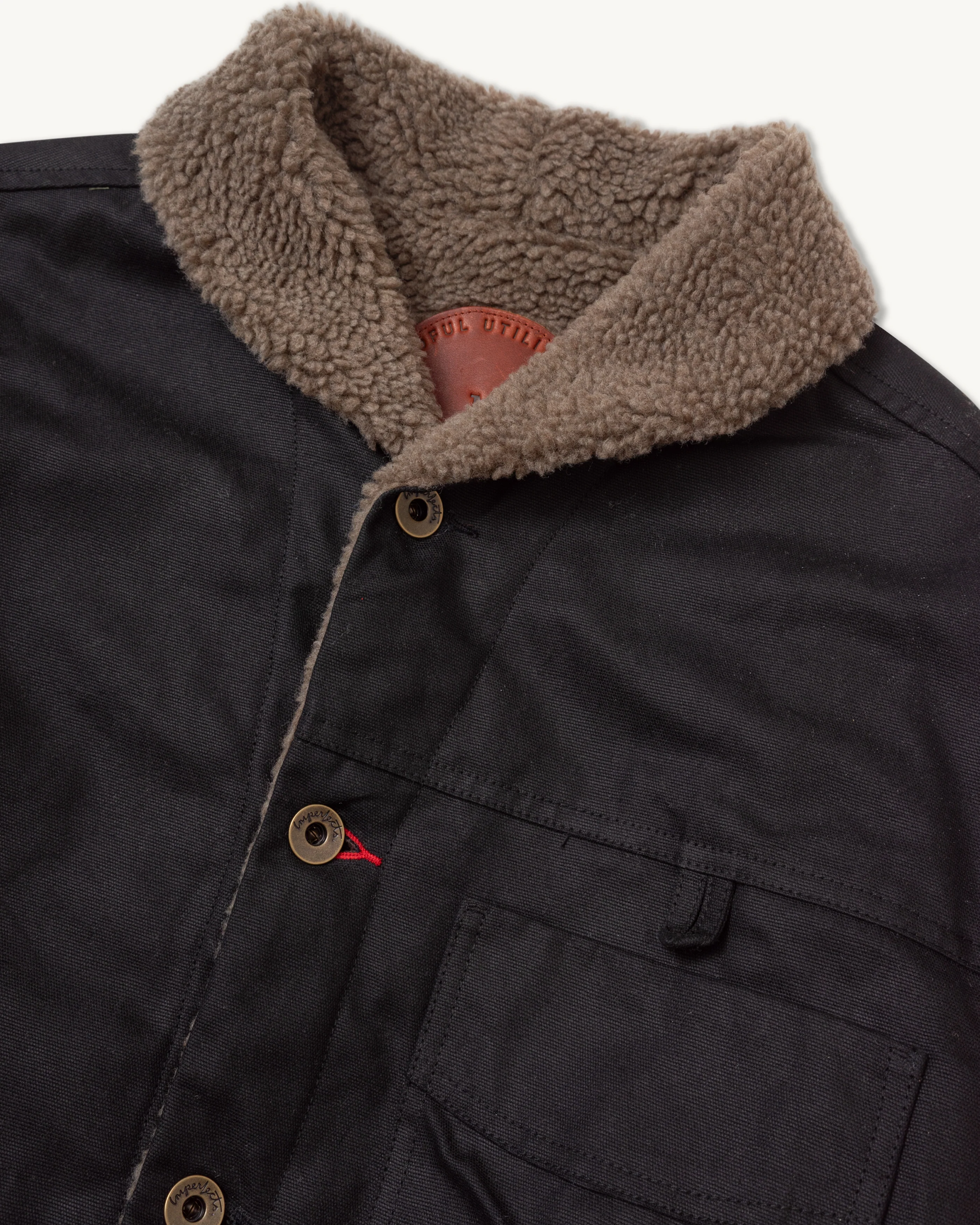 Sherpa Shepherds Shirt in Waxed Canvas - Image 10