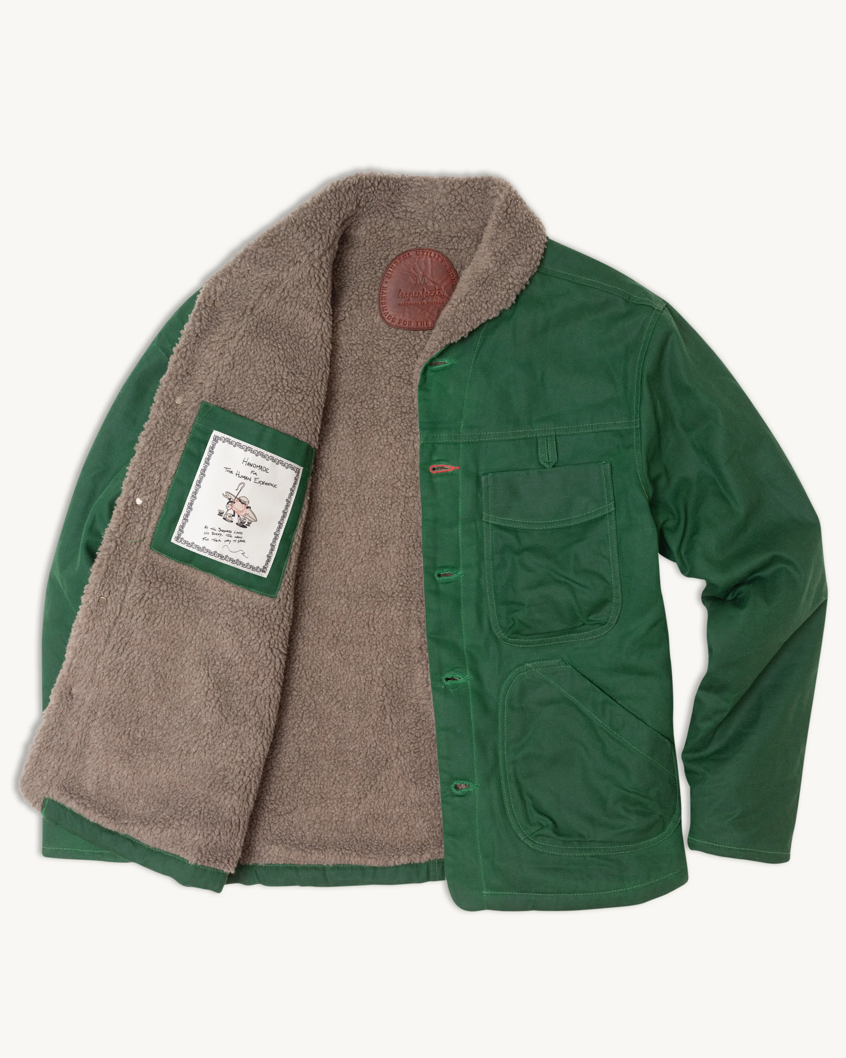 Sherpa Shepherds Shirt in Waxed Canvas - Image 3