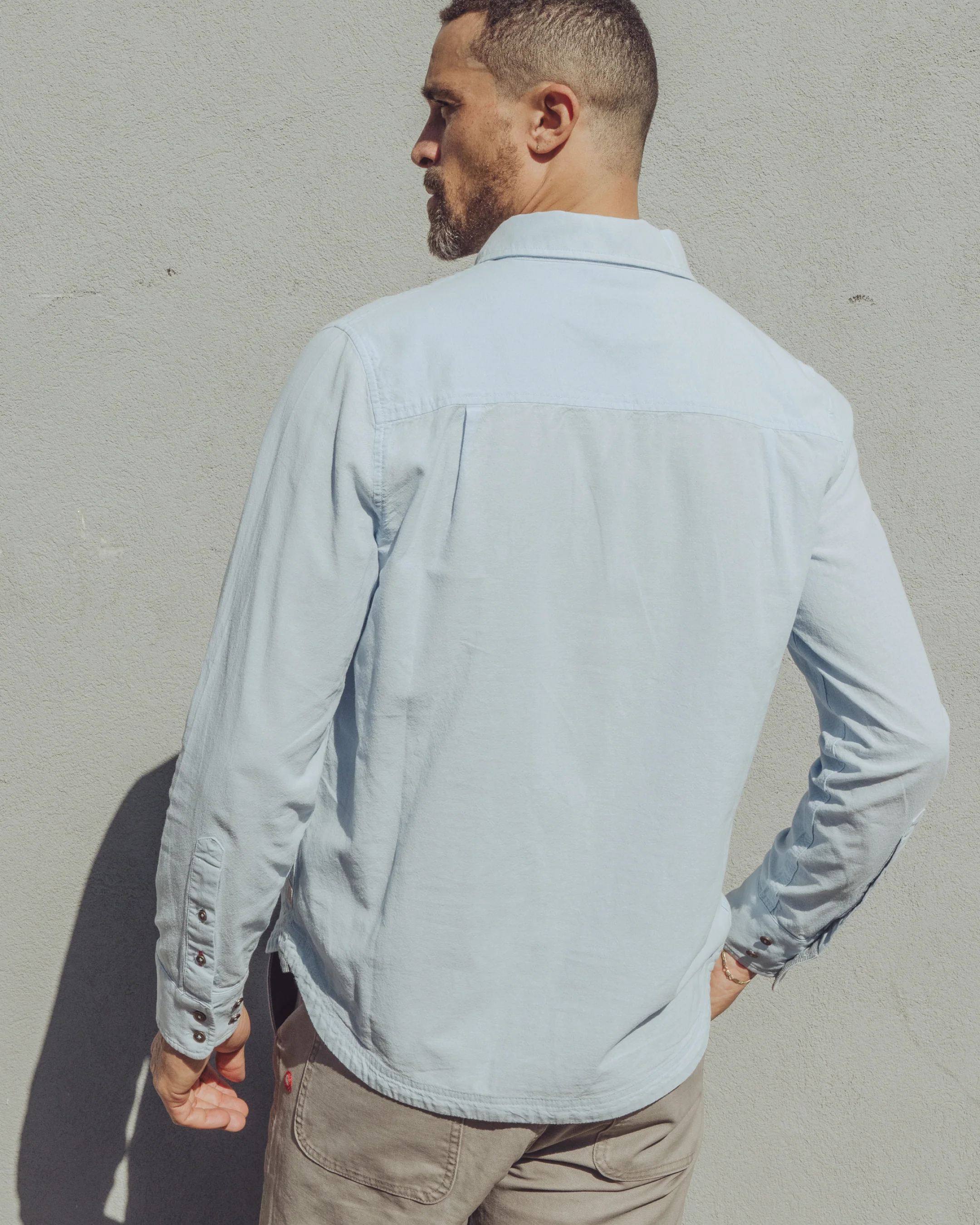 Tradesman Button-Down in Chambray - Image 7