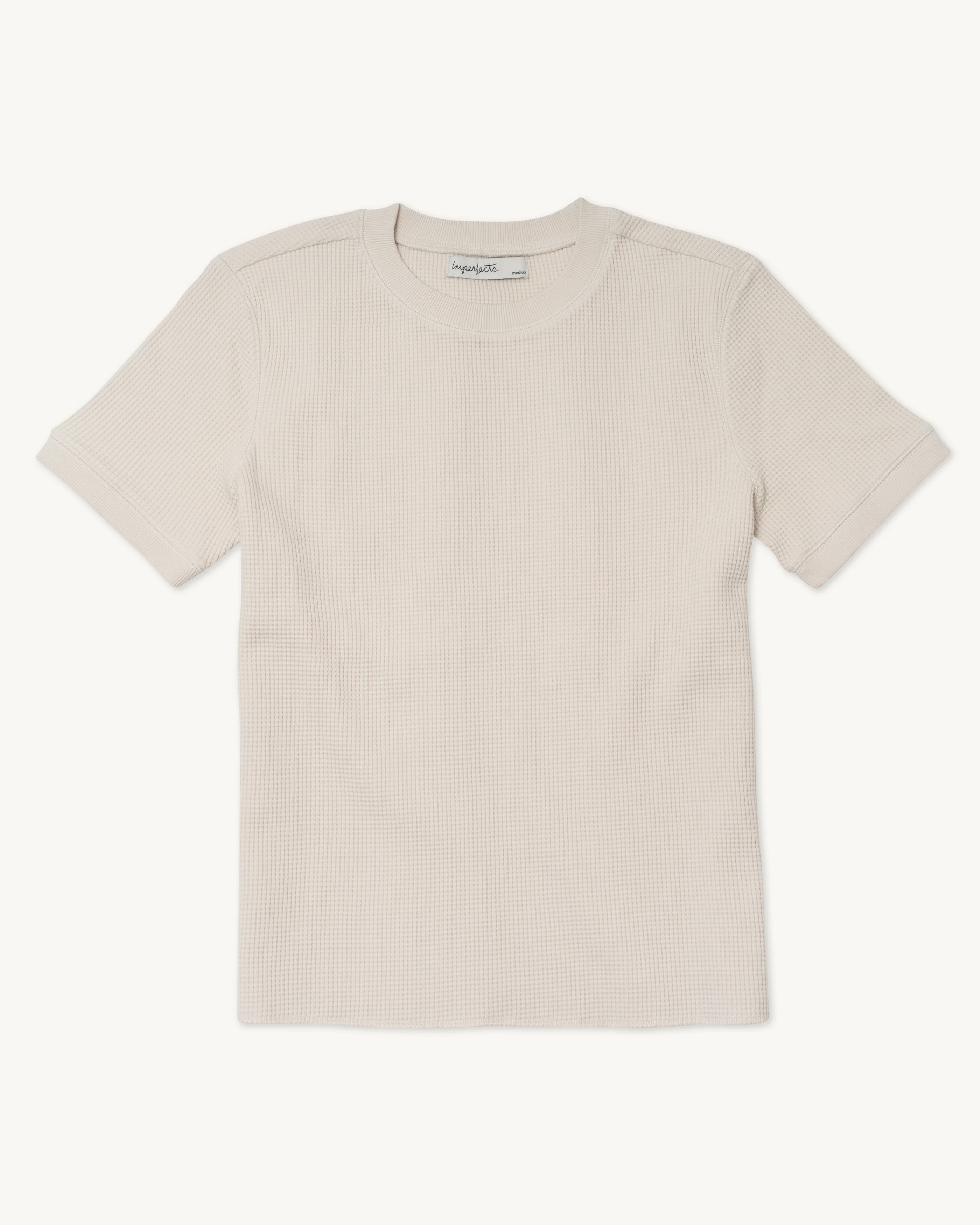 Waffle Crew in Heavyweight Waffle Knit - Image 6
